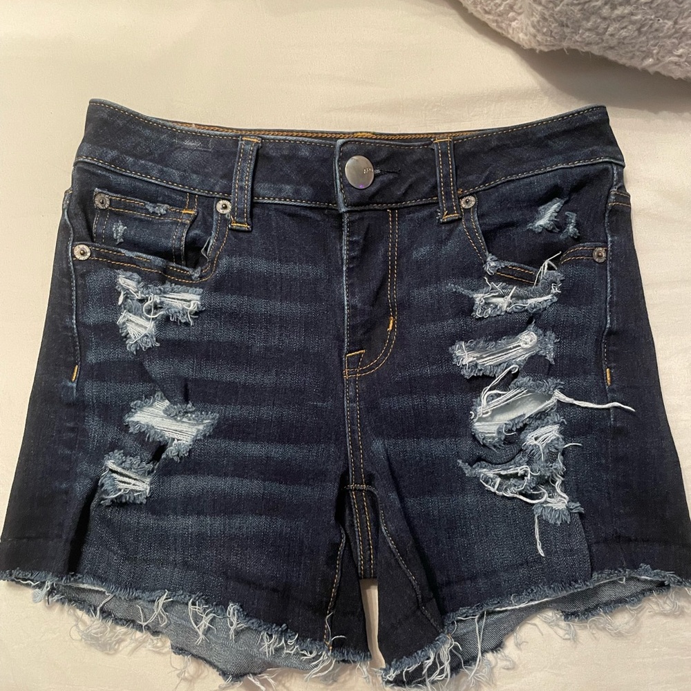 American Eagle Distressed Denim Shorts
